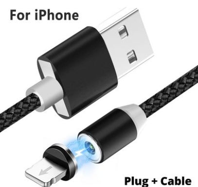 Magnetic USB Type C and Micro USB Fast Charging Cable