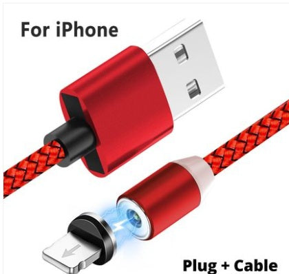 Magnetic USB Type C and Micro USB Fast Charging Cable