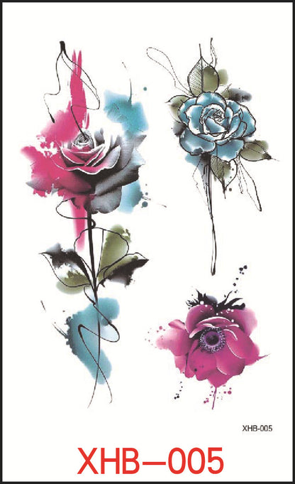 Flower Arm Tattoo Stickers, Night Market Tattoos