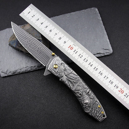 High Hardness Folding Outdoor Survival Knife