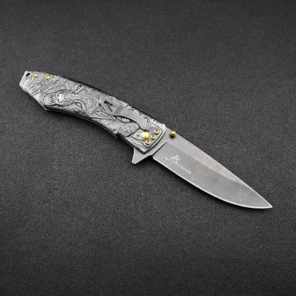 High Hardness Folding Outdoor Survival Knife