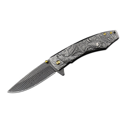 High Hardness Folding Outdoor Survival Knife