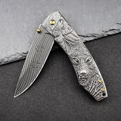 High Hardness Folding Outdoor Survival Knife