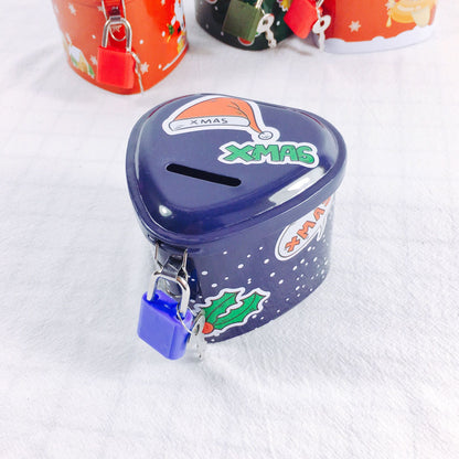 Heart-Shaped Christmas Piggy Bank School Gifts