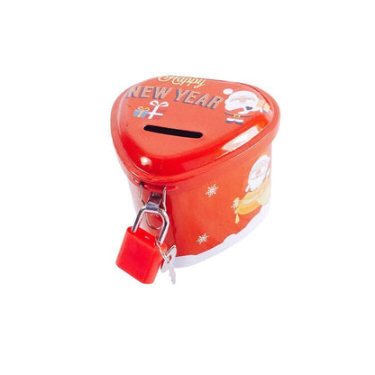 Heart-Shaped Christmas Piggy Bank School Gifts
