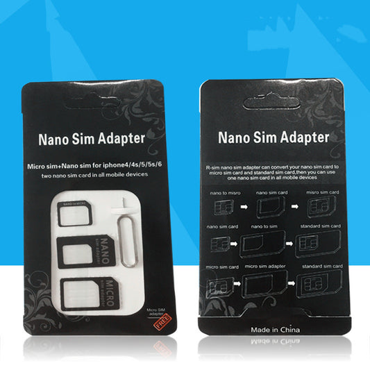 SIM Card Pin Recovery 4-in-1 Conversion Card