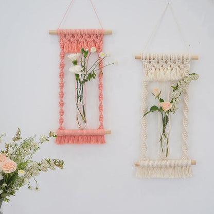 Woven Tapestry, Cotton Rope Wall Hanging
