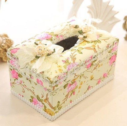 Jewelry Earrings Ring Storage Tissue Box