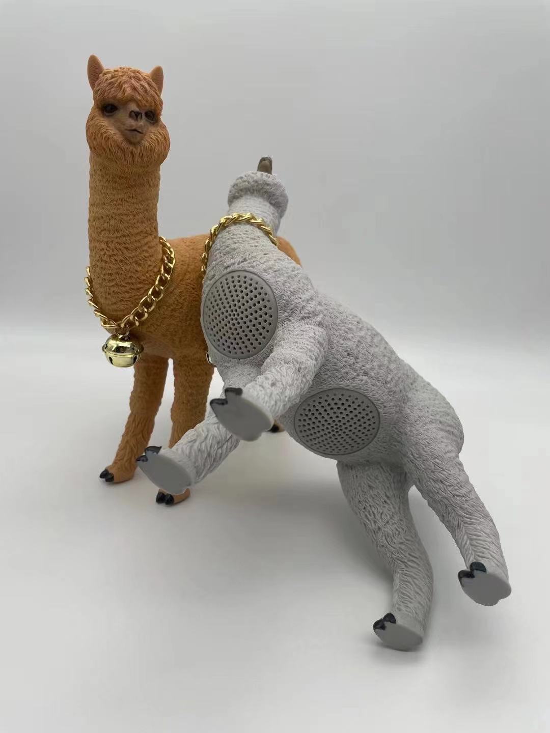 Portable Cartoon Alpaca Bluetooth Speaker