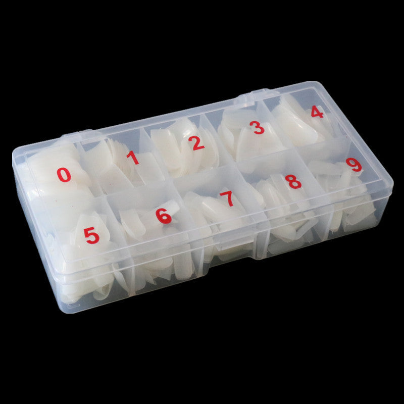 500 Piece Box Transparent Armor Nail Art Pieces