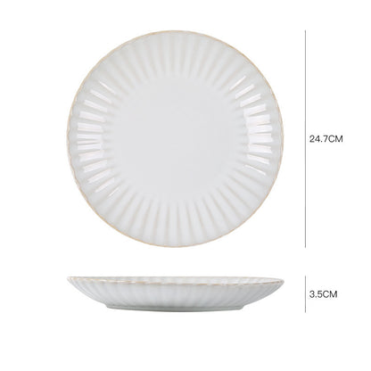 Nordic Ceramic Steak Plate Breakfast Tableware