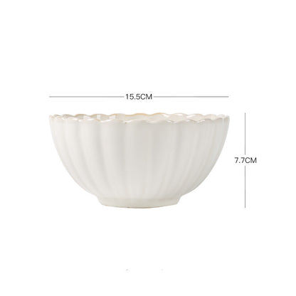 Nordic Ceramic Steak Plate Breakfast Tableware