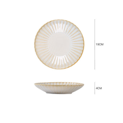 Nordic Ceramic Steak Plate Breakfast Tableware