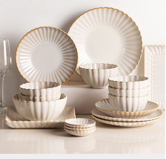 Nordic Ceramic Steak Plate Breakfast Tableware