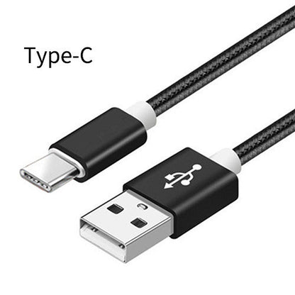 Nylon Braided V8 Charging Cable for Apple