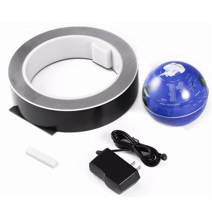 Round LED Floating Globe Magnetic Levitation World Map Light