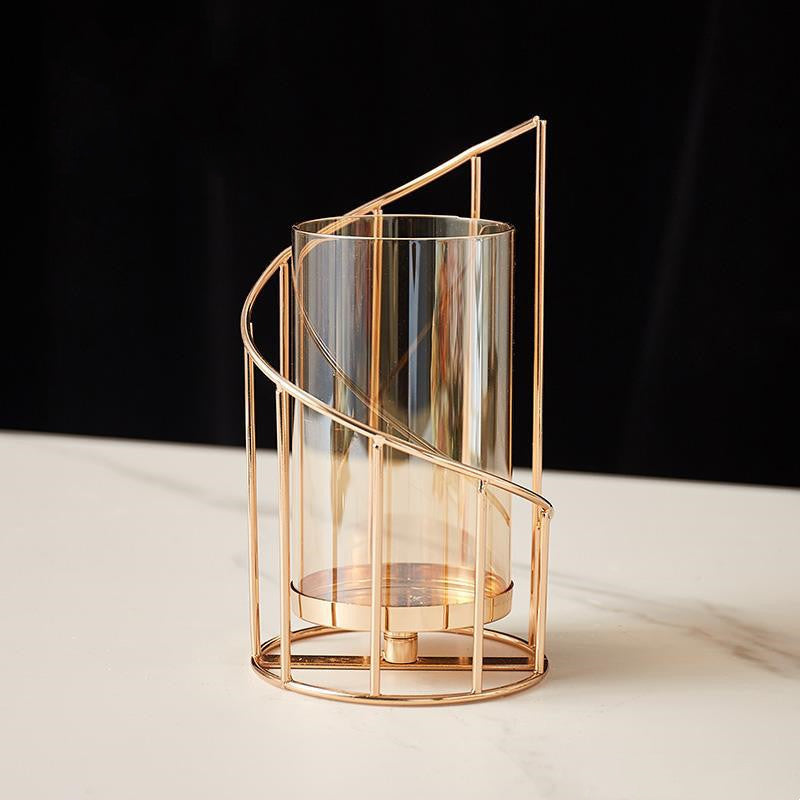 Nordic Wrought Iron Candle Holder Ornament