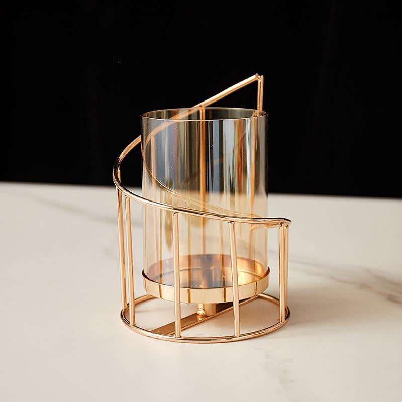 Nordic Wrought Iron Candle Holder Ornament
