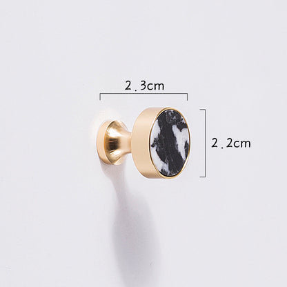 Nordic Marble Crystal Gold Brass Handle Light