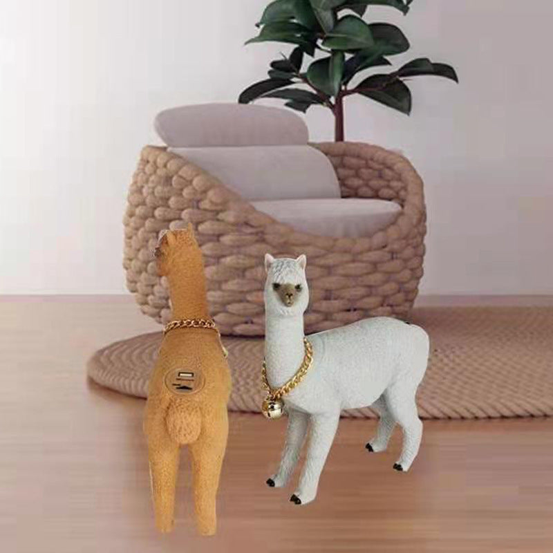 Portable Cartoon Alpaca Bluetooth Speaker