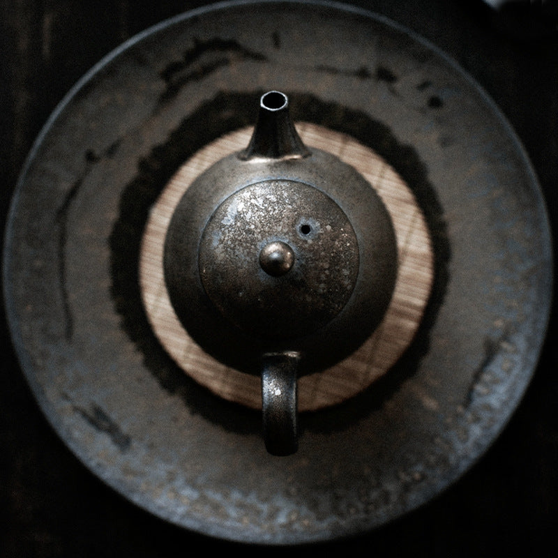 Ceramic High Mountain Tea Kettle Kung Fu Single Pot Set