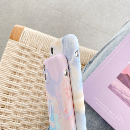 Compatible with Apple , Watercolor ink painting mobile phone case