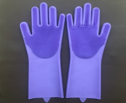 Silicone Heat-Resistant Scrubbing Gloves