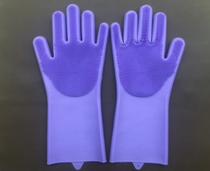 Silicone Heat-Resistant Scrubbing Gloves