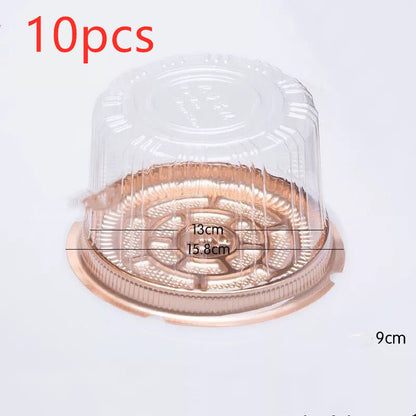 Transparent Round Cake Packaging Box