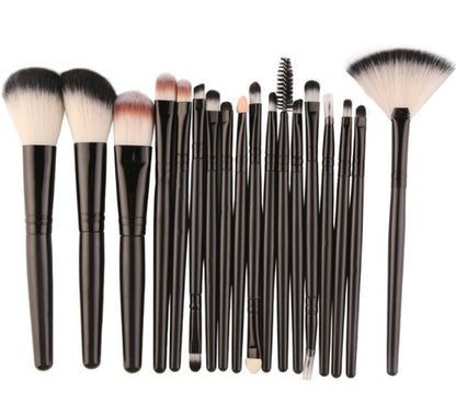 MAANGE 18-Piece Makeup Brush Set with Fan Brush – eBay Hot Seller