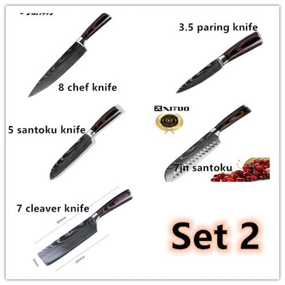 Carpenter's 6 or 8 Piece Knife Set