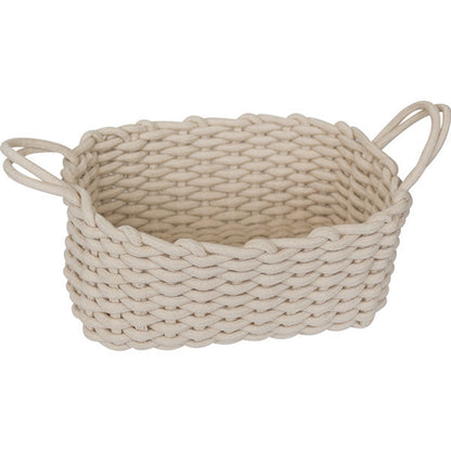 Nordic Hand Woven Cotton Rope Basket