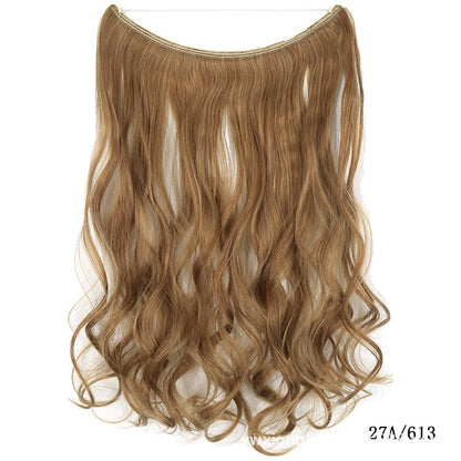 22 Inch Invisible Wire Hair Extensions Synthetic
