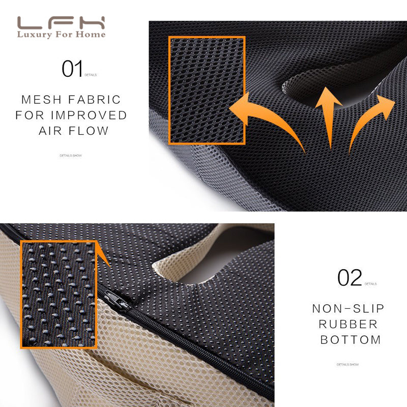 Orthopedic Memory Foam Tailbone Cushion