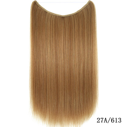 22 Inch Invisible Wire Hair Extensions Synthetic