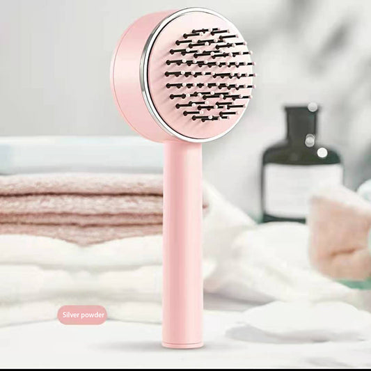 Self-Cleaning Anti-Static Massage Brush