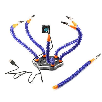 Six Jaw Aluminum Alloy Welding Station Tool