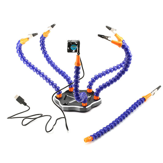 Six Jaw Aluminum Alloy Welding Station Tool
