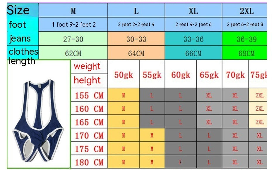 Men's Mesh Breathable One-piece Underwear Set