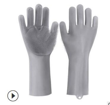 Silicone Heat-Resistant Scrubbing Gloves
