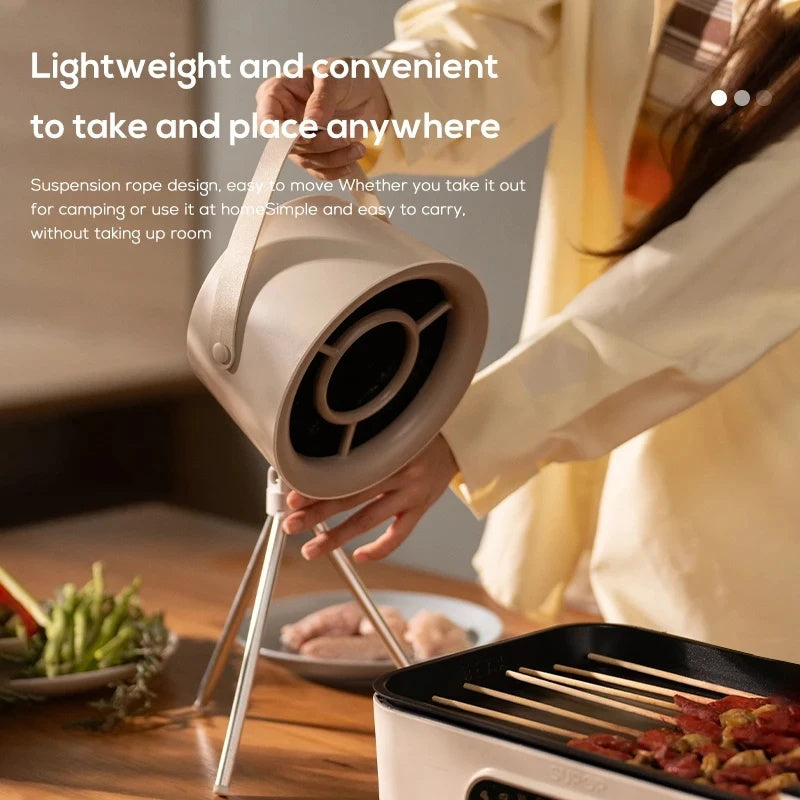 Portable Desktop Exhaust Fan USB Range Hood