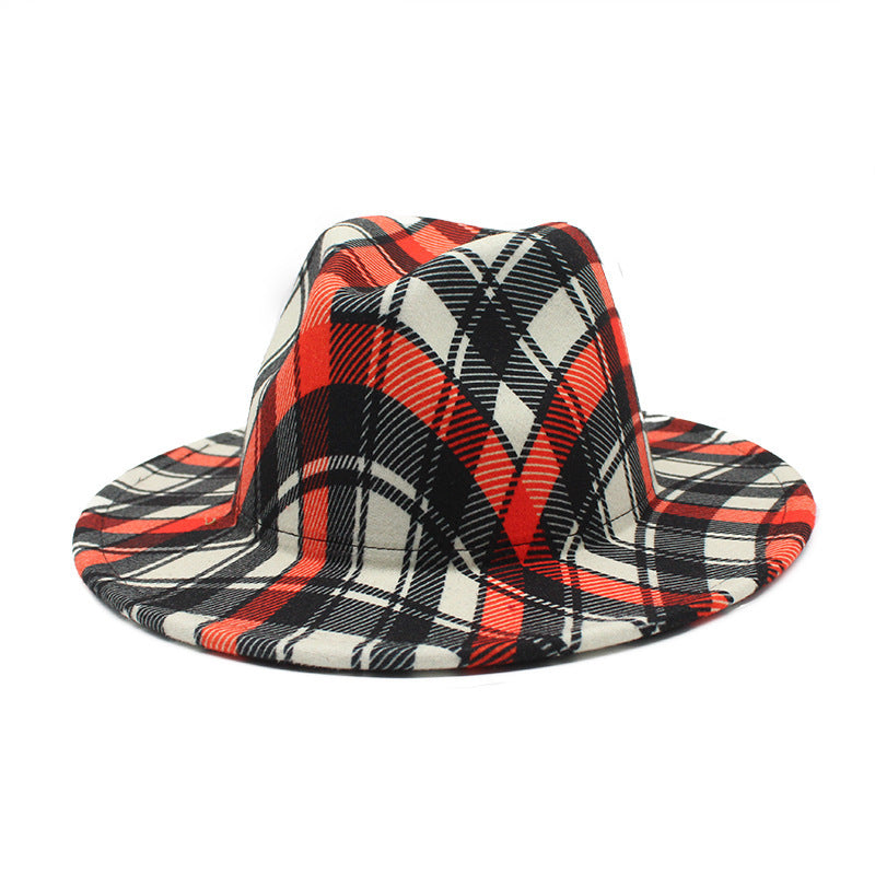 Men's Women's Double-sided Wool Fedora Hat