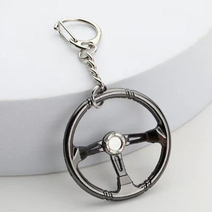 Racing Wheel Key Ring