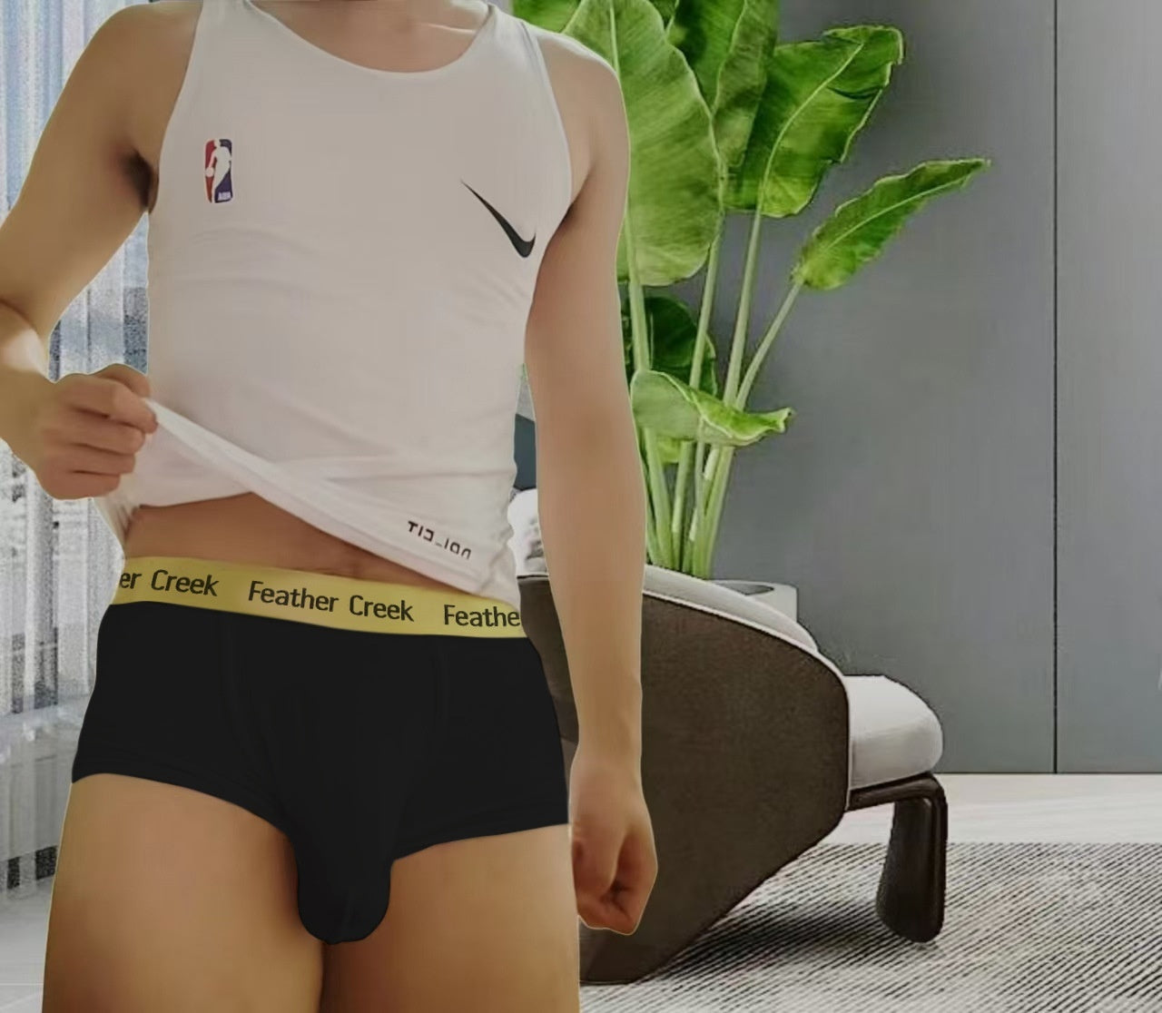 Men's U-shaped Breathable Underwear Boxers