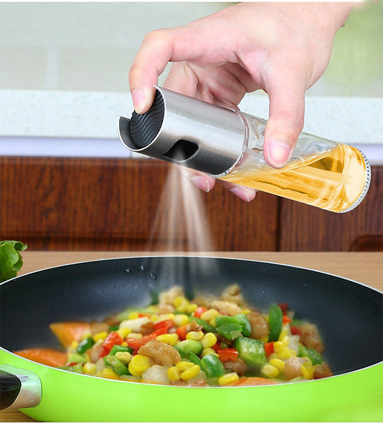 BBQ Cooking Oil Vinegar Spray Bottle