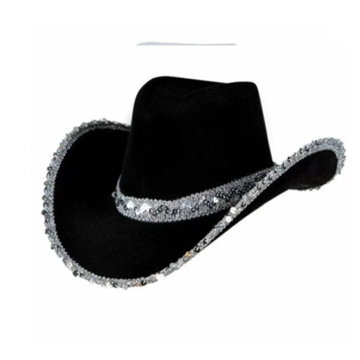 Amazon White Silver Edge West Cowboy Hat