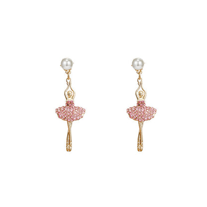 Golden Euro-Korean Pearl Bow Ear Team