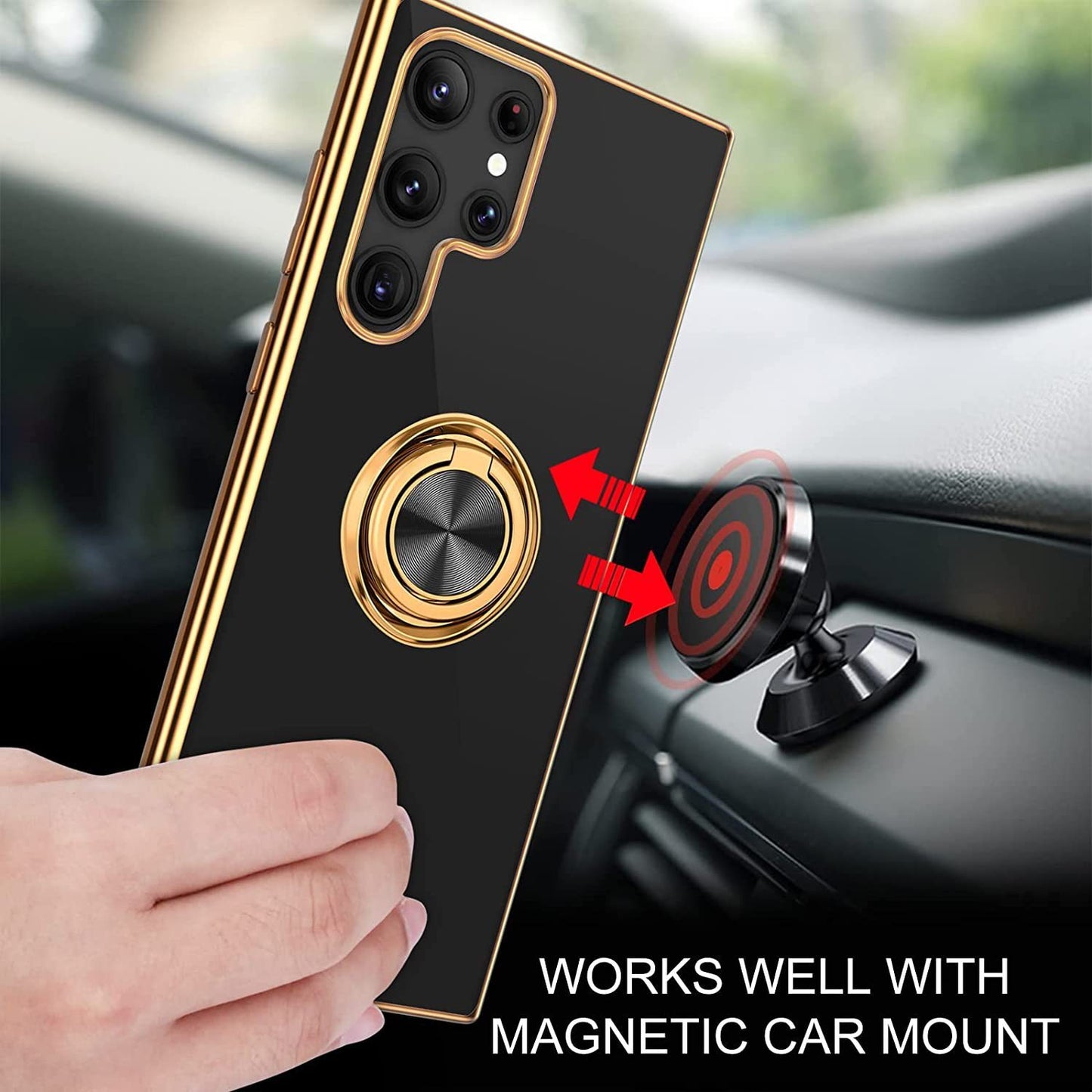 M54 Phone Case 6D Ring Silicone Sleeve