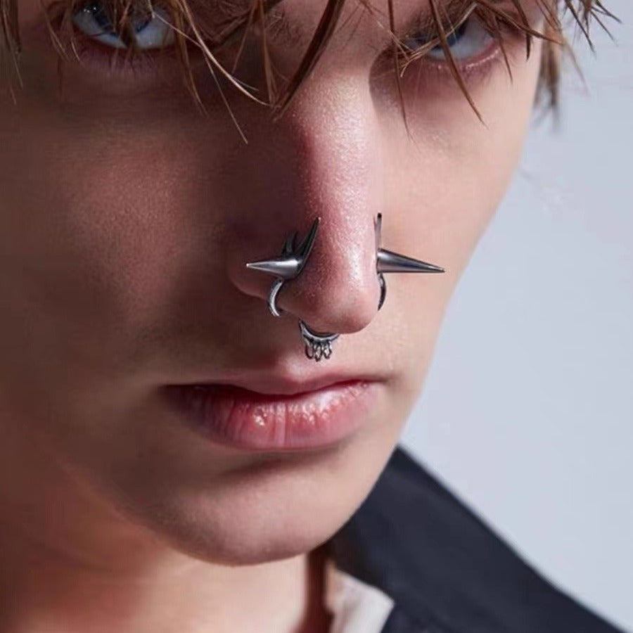 Punk Dark Cold Wind Nose Ring
