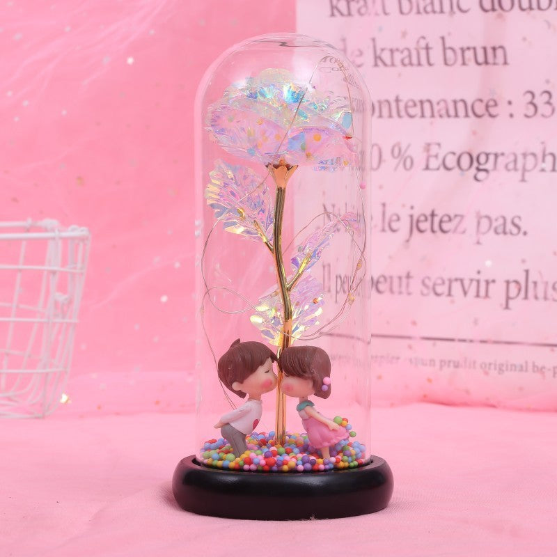 Enchanted Forever Rose LED Christmas Decor